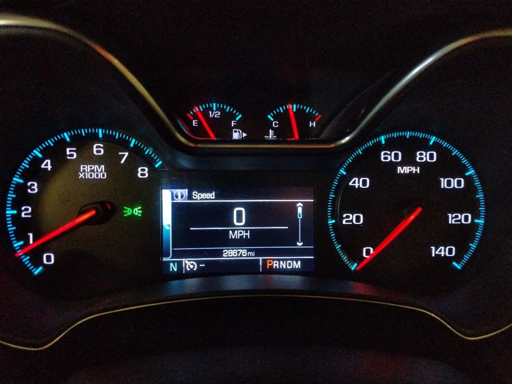 2018 Chevrolet Impala - Odometer Close Up