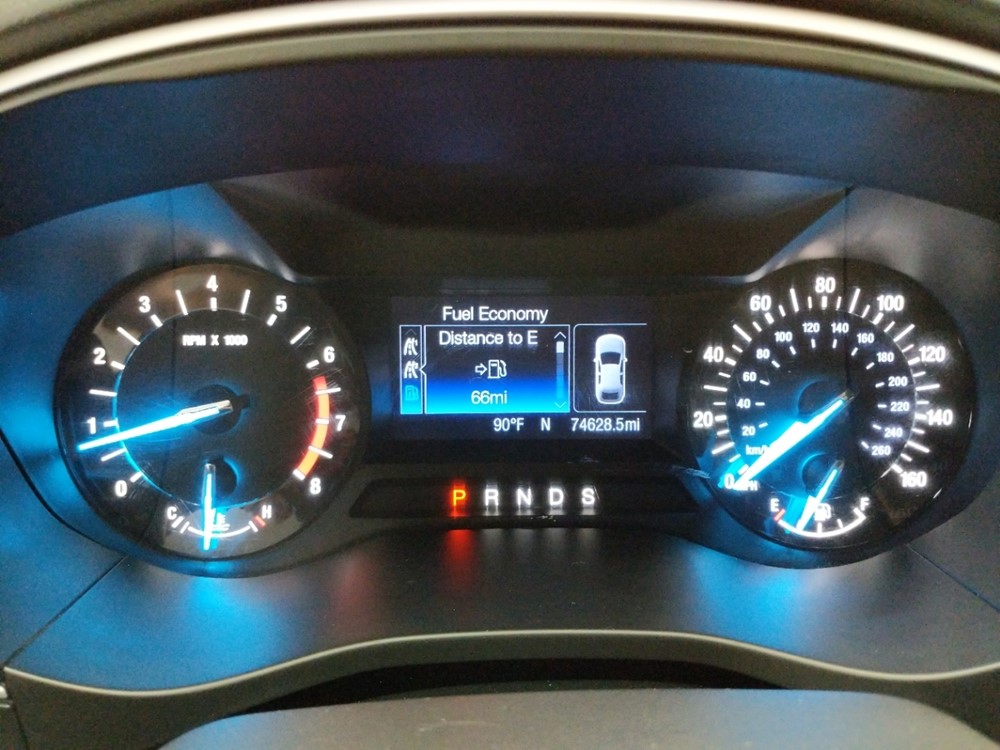 2013 Ford Fusion - Odometer Close Up