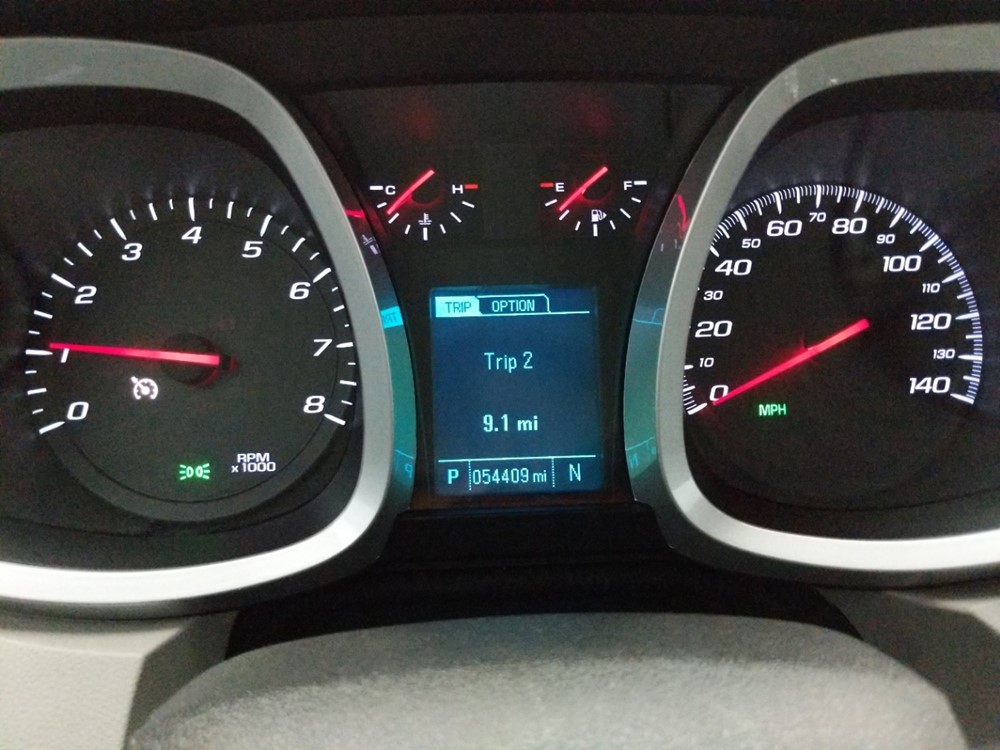 2015 Chevrolet Equinox - Odometer Close Up