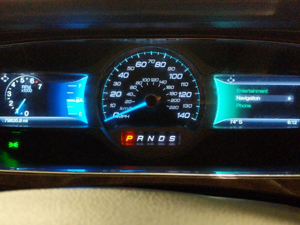 2014 Ford Taurus - Odometer Close Up