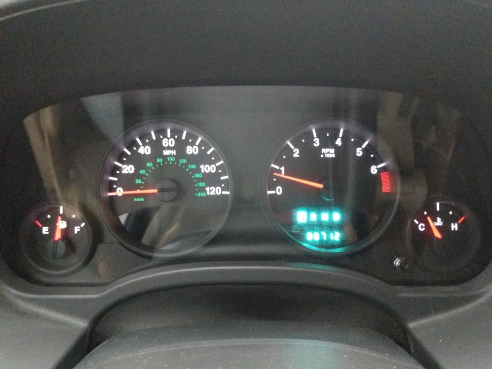 2010 Jeep Compass - Odometer Close Up