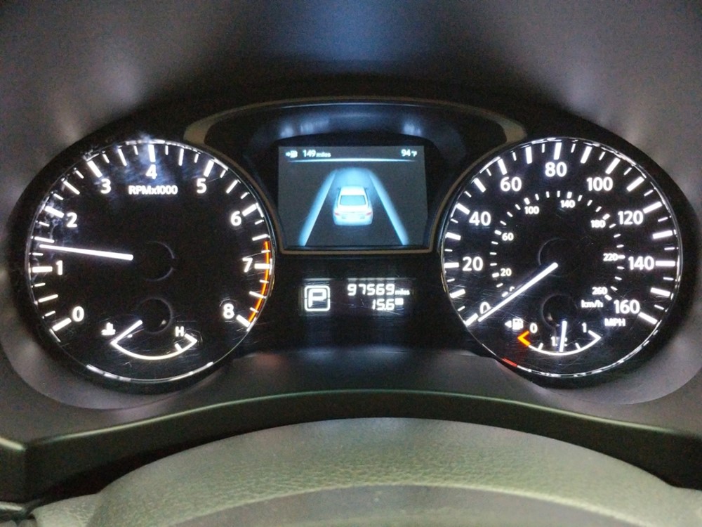 2013 Nissan Altima - Odometer Close Up