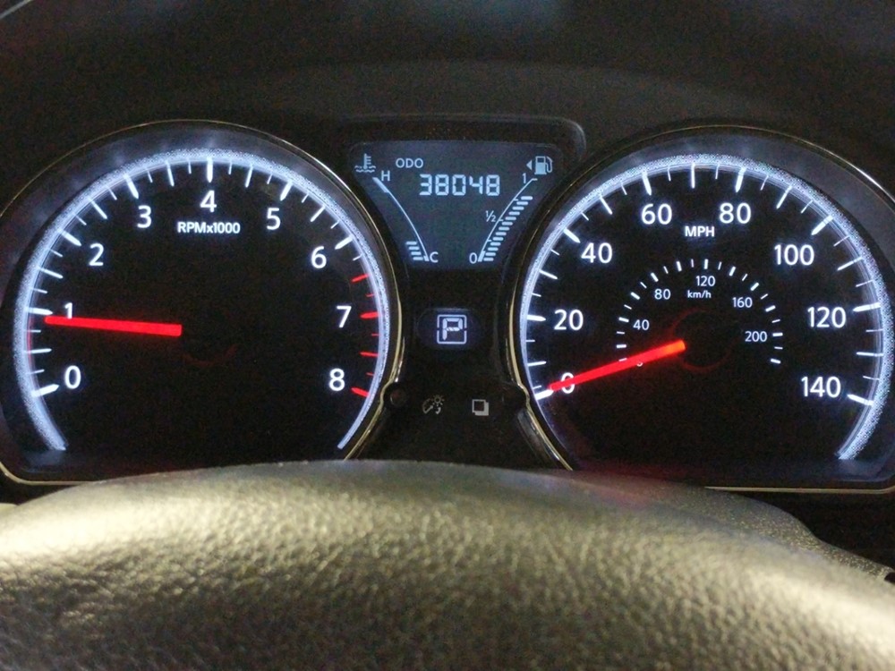 2017 Nissan Versa - Odometer Close Up