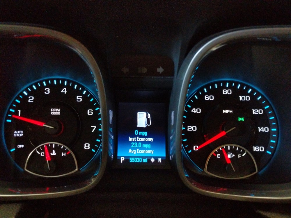 2015 Chevrolet Malibu - Odometer Close Up