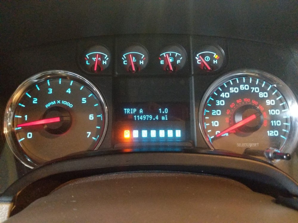 2009 Ford F-150 - Odometer Close Up