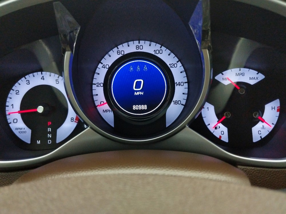 2012 Cadillac SRX - Odometer Close Up