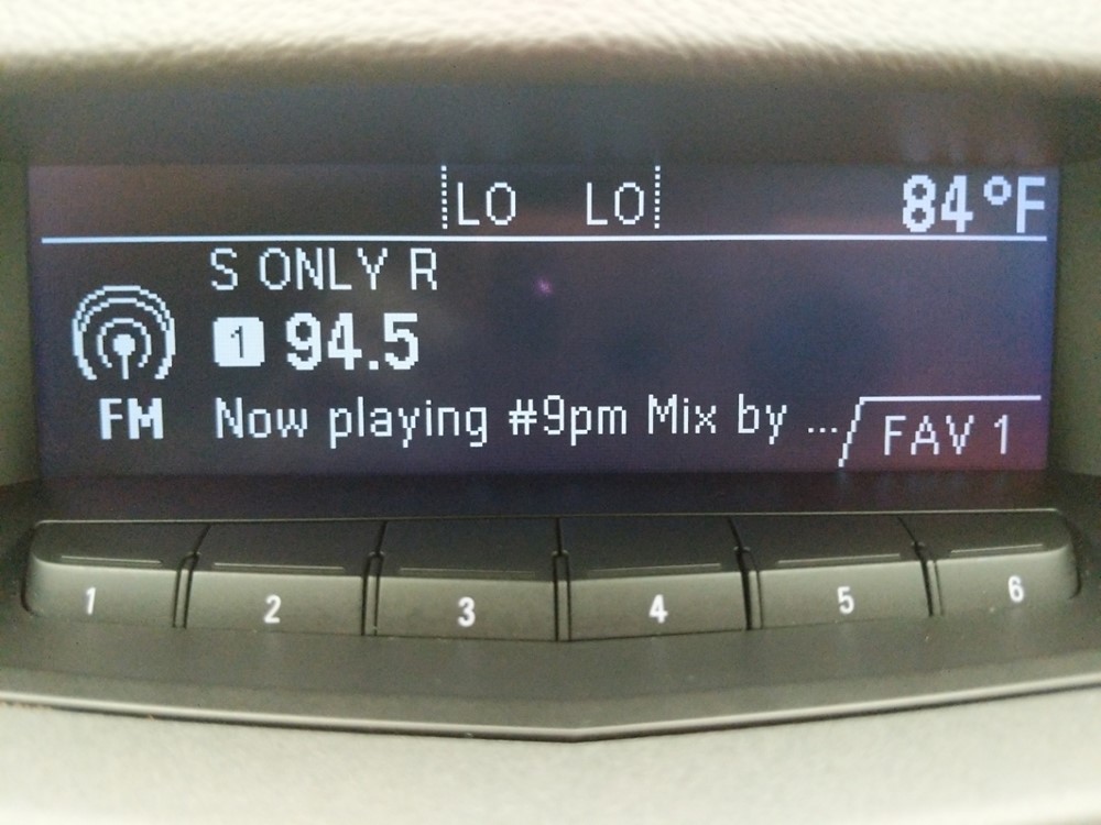 2012 Cadillac SRX - Stereo Package