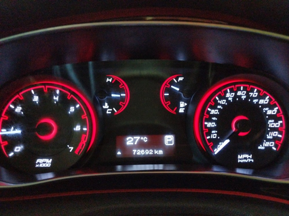 2015 Dodge Dart - Odometer Close Up