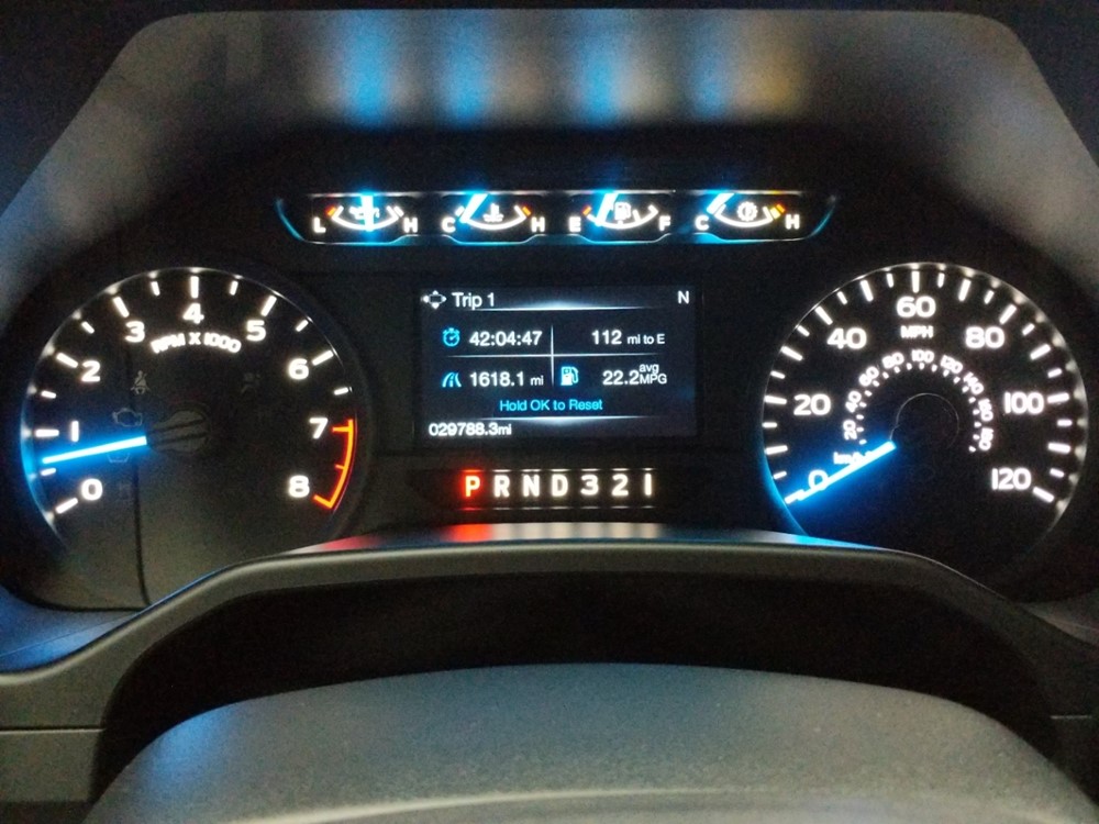 2016 Ford F-150 - Odometer Close Up