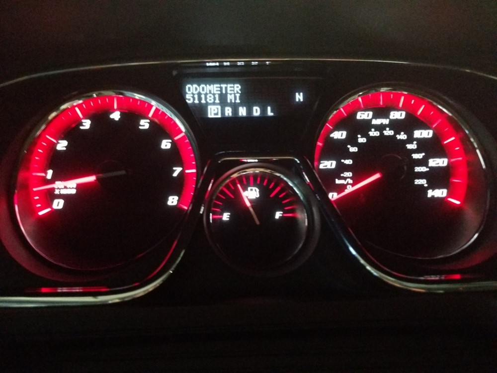 2016 GMC Acadia - Odometer Close Up