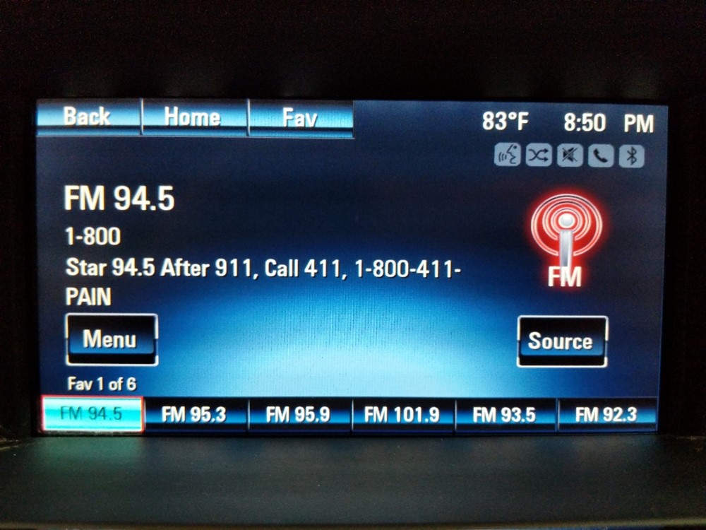 2014 Chevrolet Cruze - Stereo Package