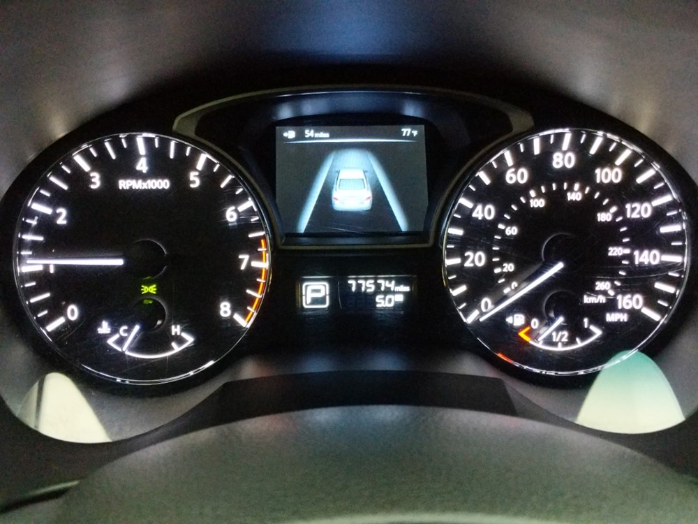 2013 Nissan Altima - Odometer Close Up