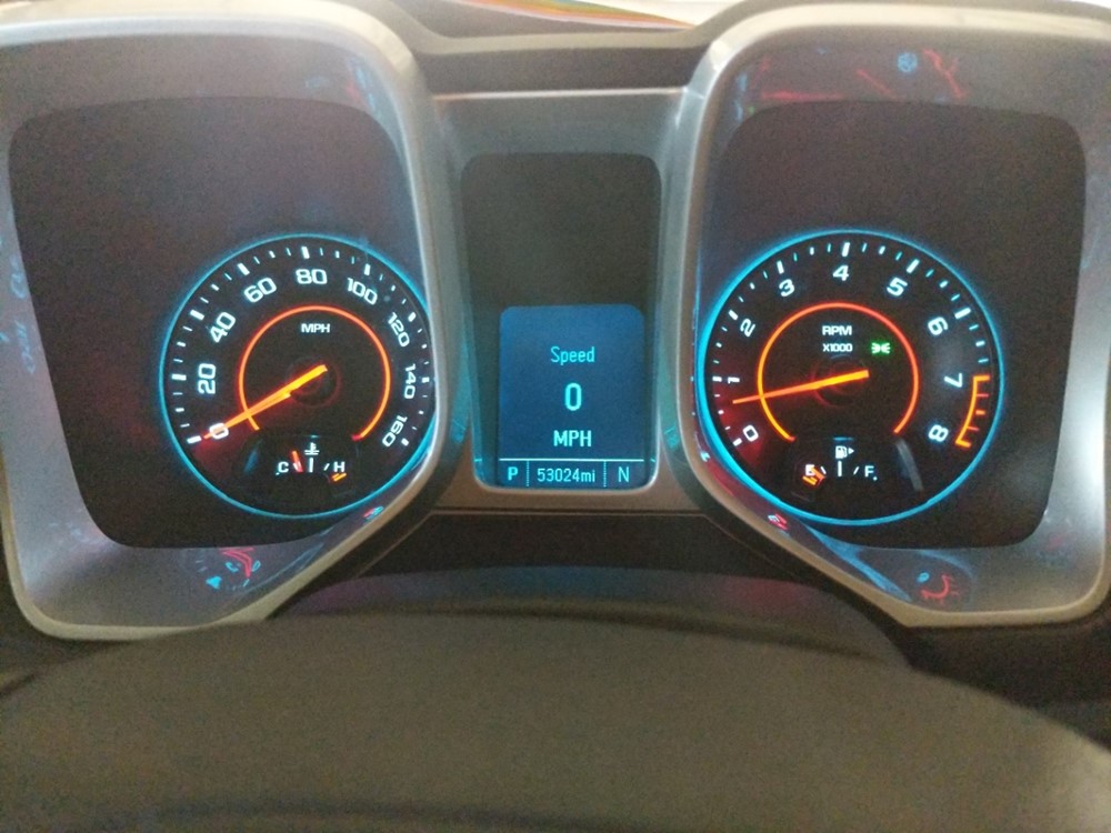 2015 Chevrolet Camaro - Odometer Close Up