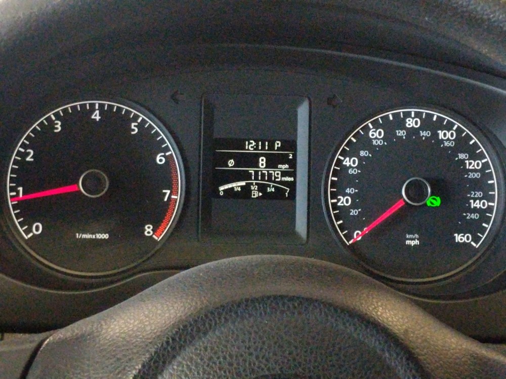 2013 Volkswagen Jetta - Odometer Close Up