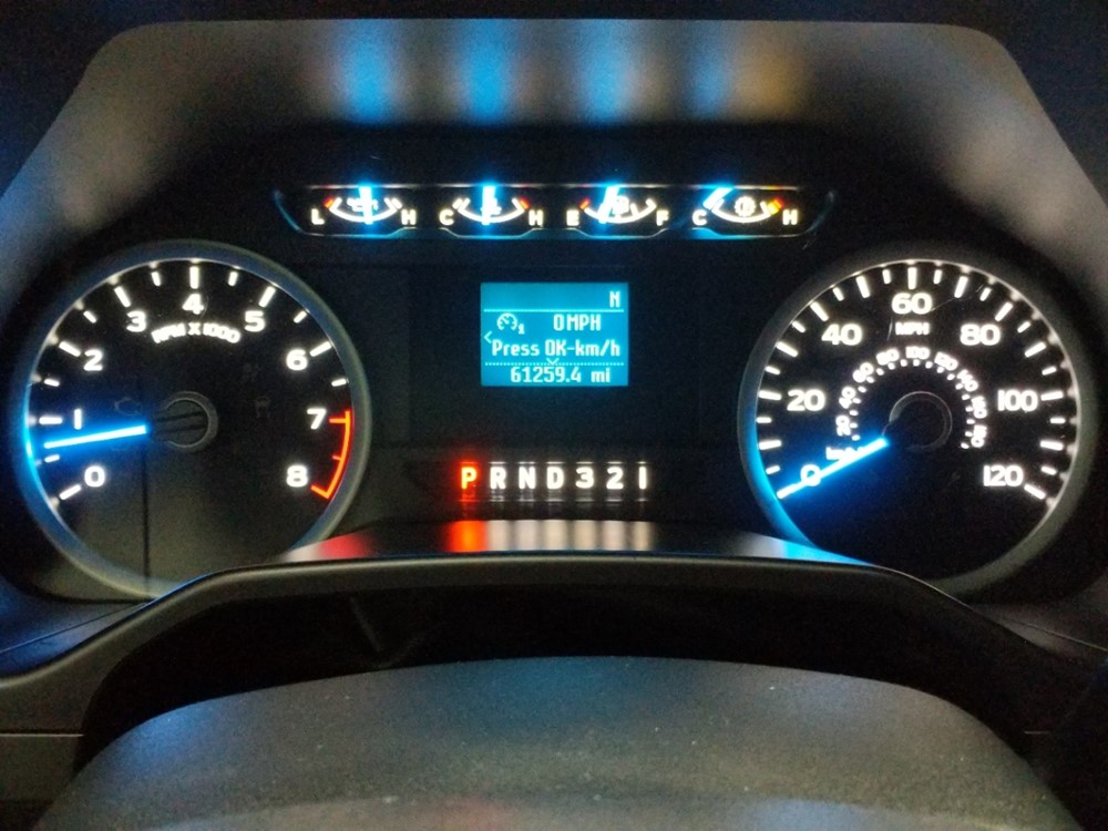 2017 Ford F-150 - Odometer Close Up
