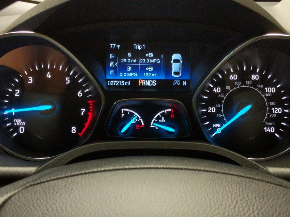 2018 Ford Escape - Odometer Close Up