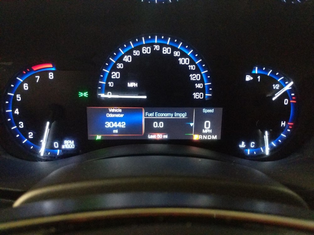 2016 Cadillac ATS - Odometer Close Up