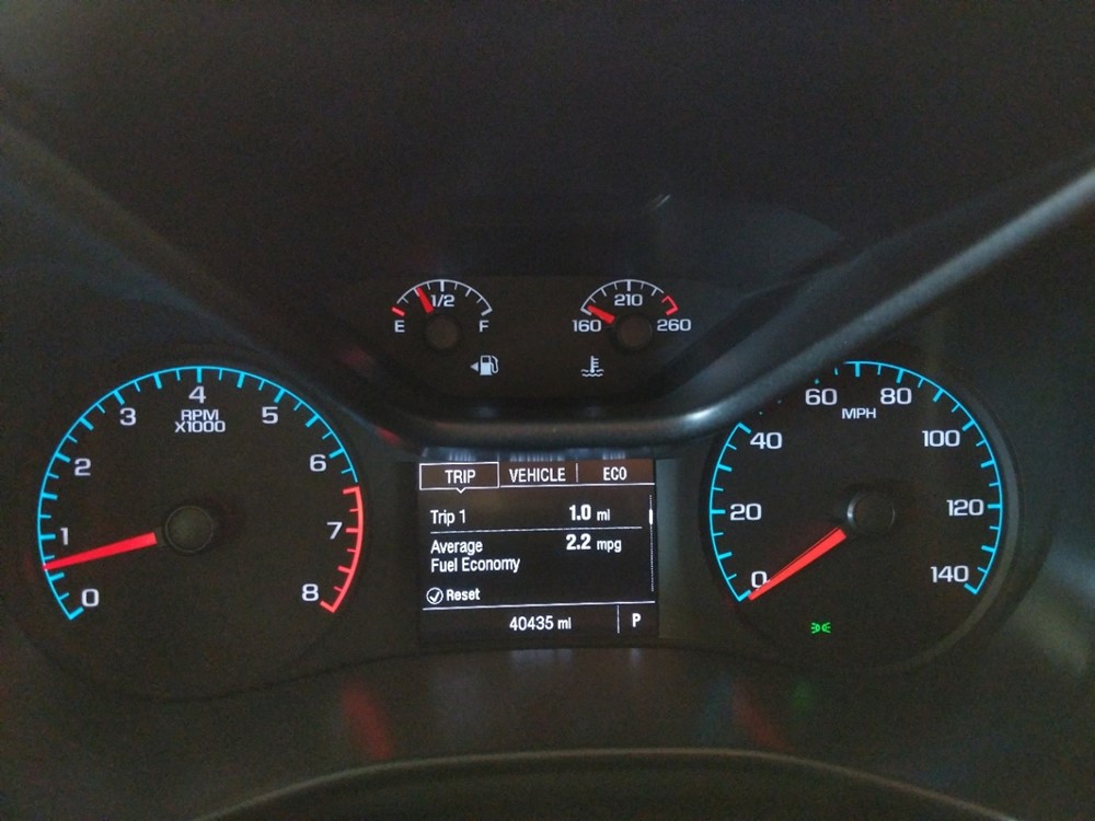 2015 Chevrolet Colorado - Odometer Close Up