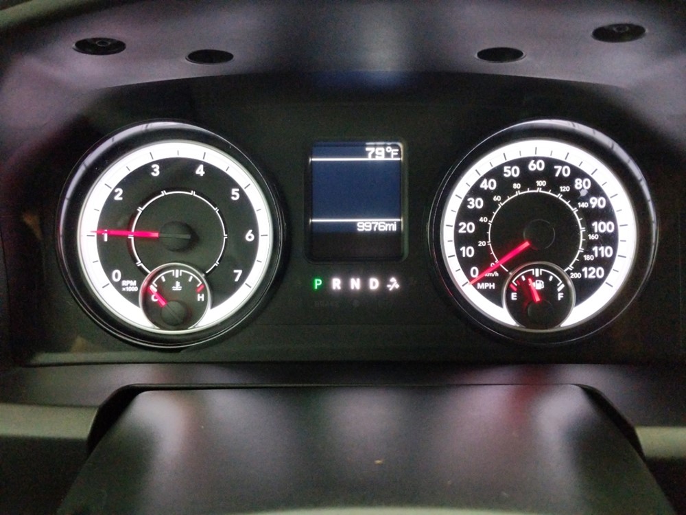 2018 Dodge Ram 1500 - Odometer Close Up