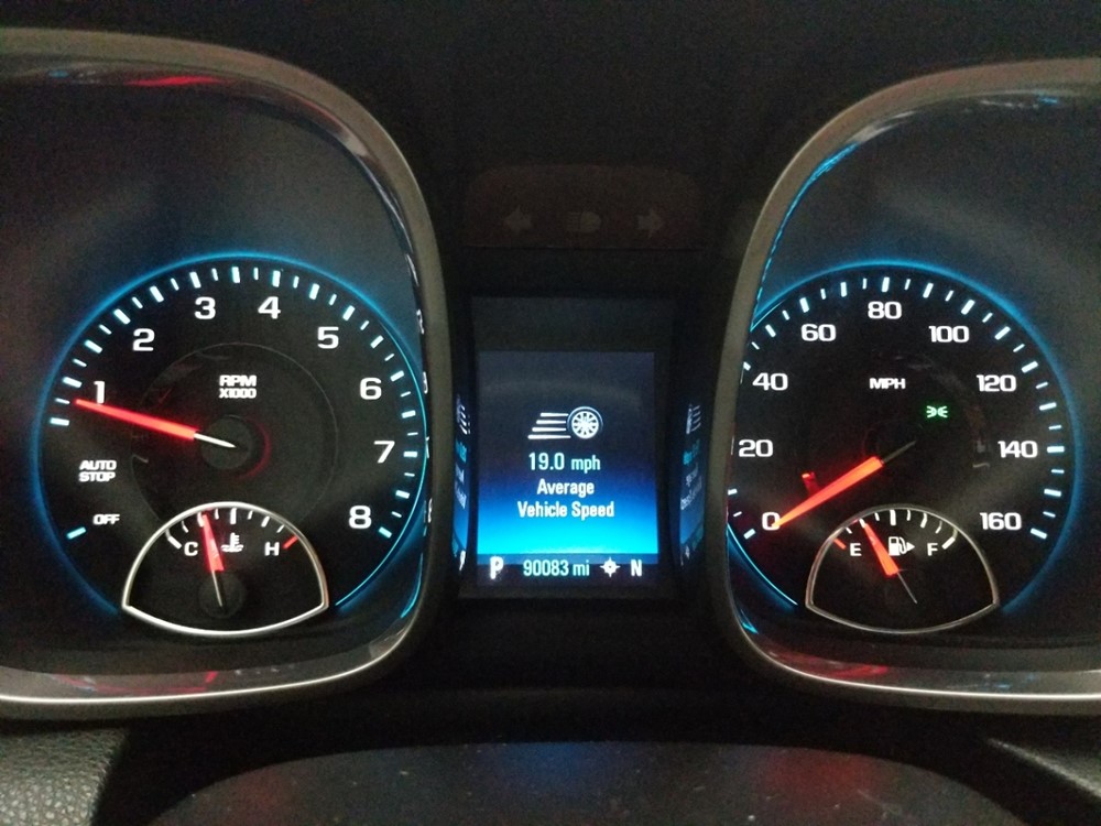 2014 Chevrolet Malibu - Odometer Close Up