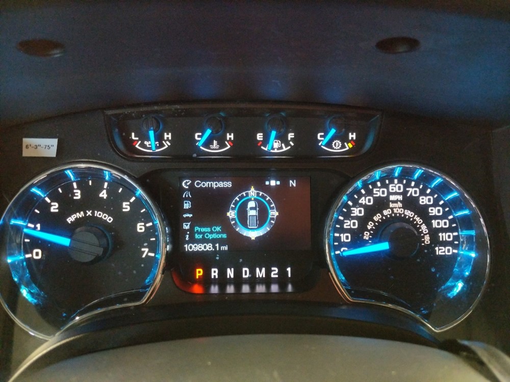 2013 Ford F-150 - Odometer Close Up