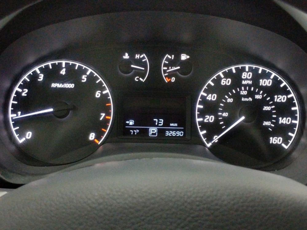 2016 Nissan Sentra - Odometer Close Up