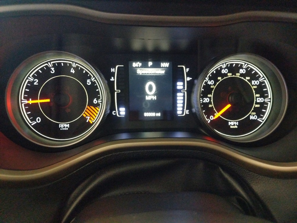 2015 Jeep Cherokee - Odometer Close Up