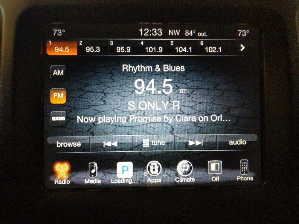 2015 Jeep Cherokee - Stereo Package