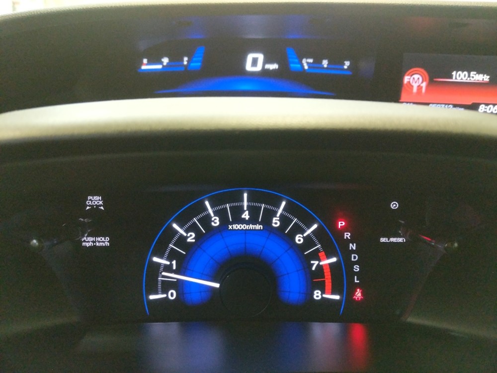 2014 Honda Civic - Odometer Close Up