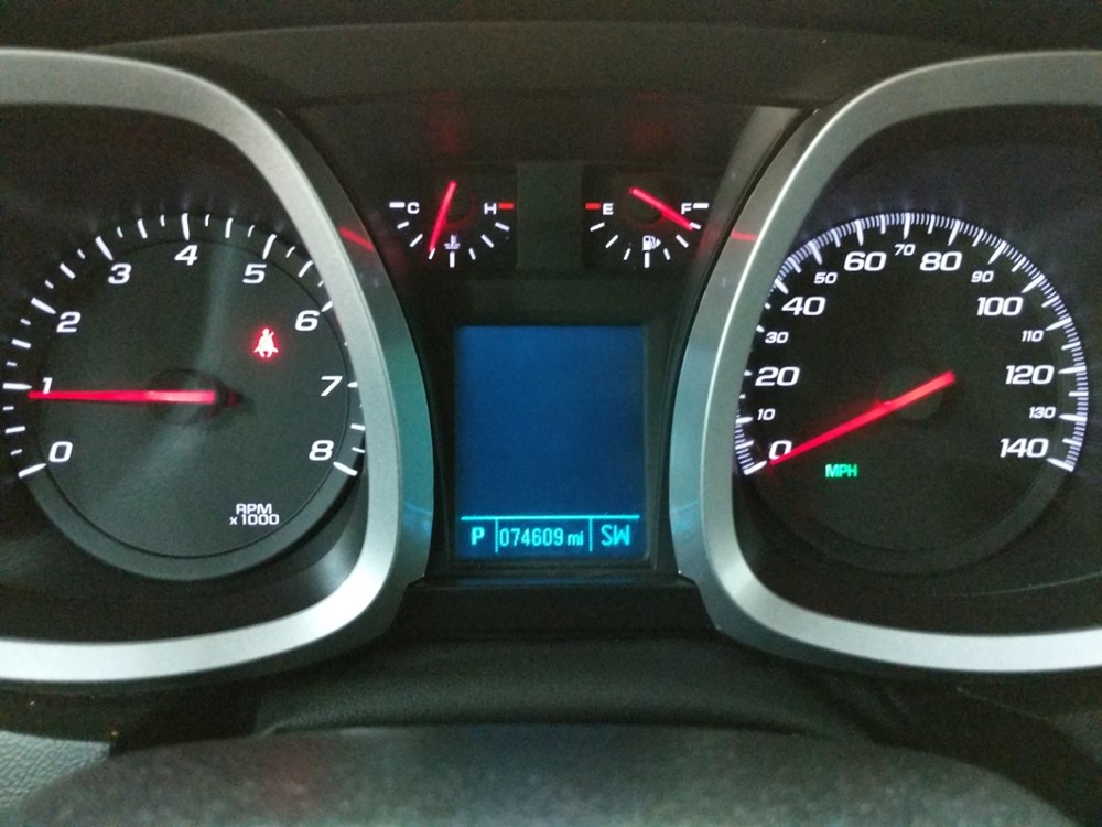 2016 Chevrolet Equinox - Odometer Close Up