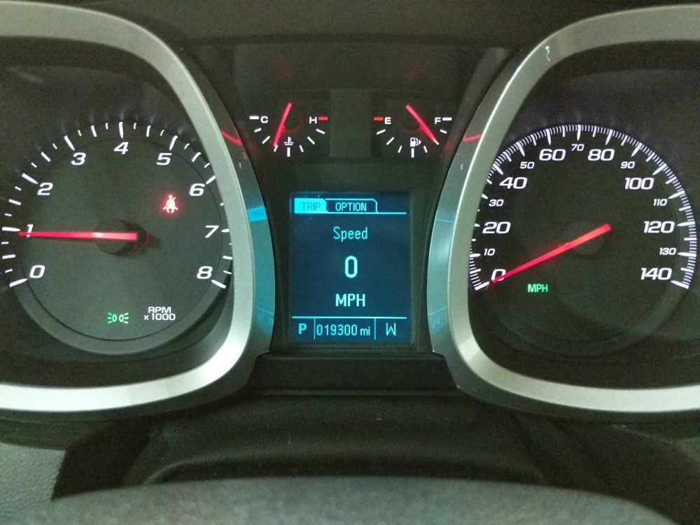 2016 Chevrolet Equinox - Odometer Close Up