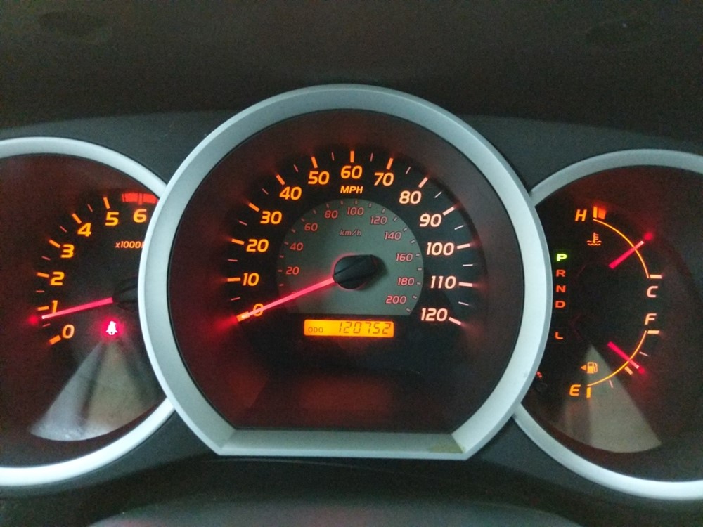 2011 Toyota Tacoma - Odometer Close Up