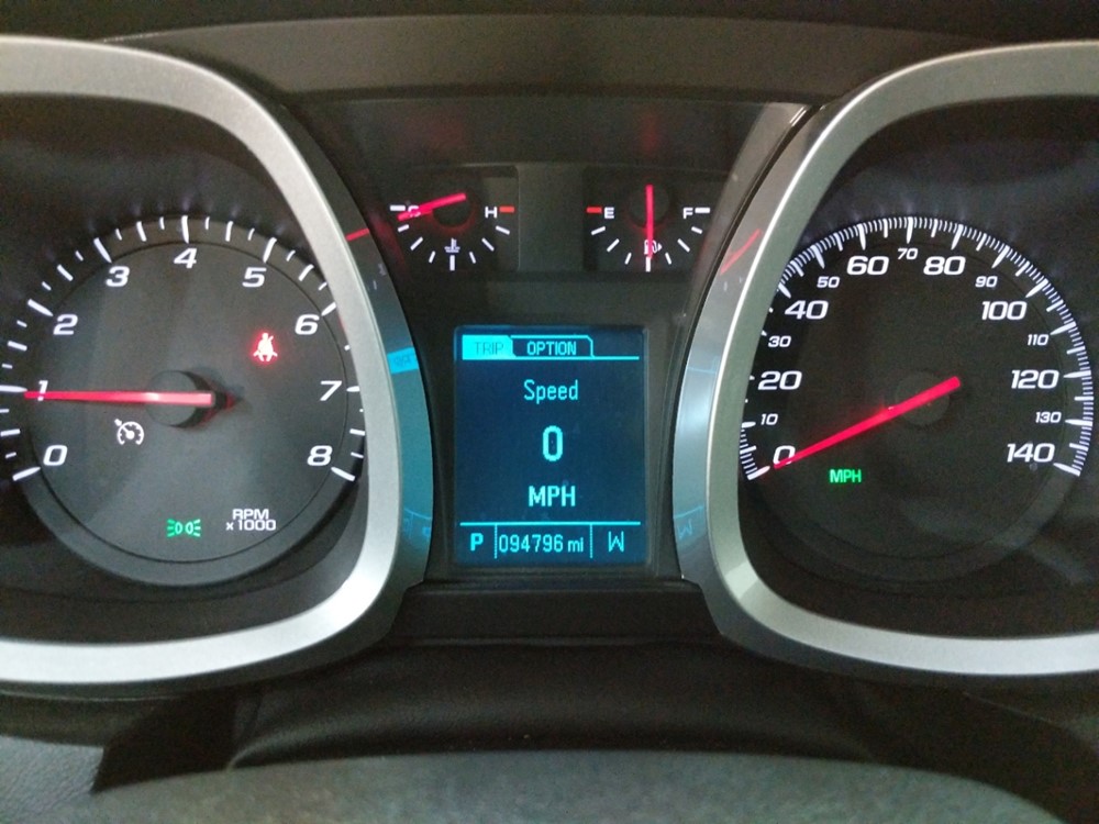 2016 Chevrolet Equinox - Odometer Close Up