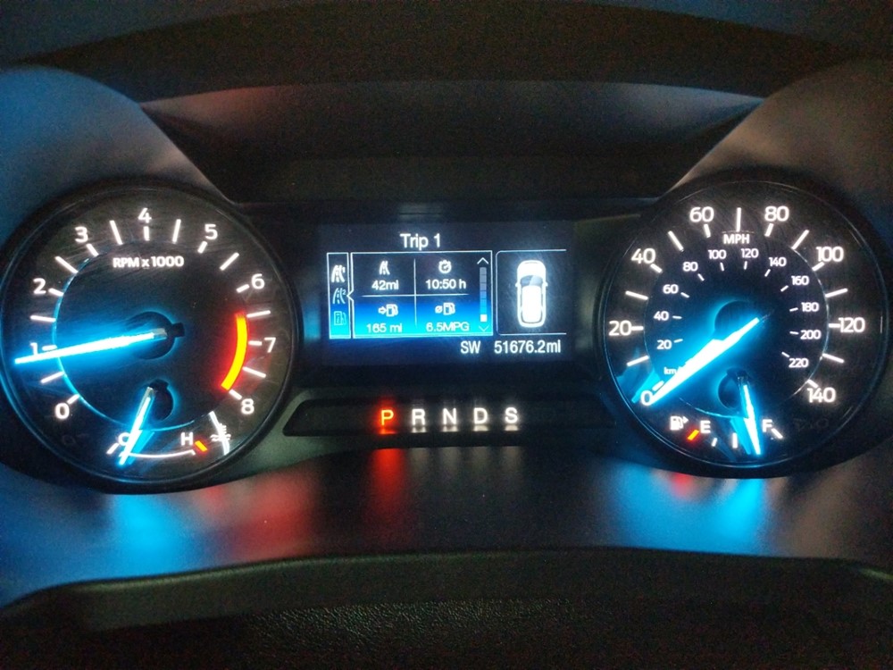 2016 Ford Explorer - Odometer Close Up