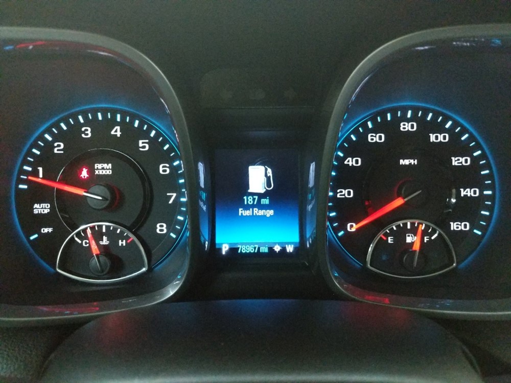 2016 Chevrolet Malibu - Odometer Close Up