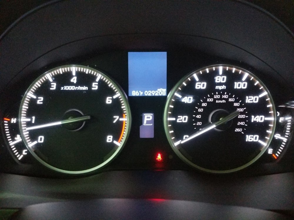 2015 Acura RDX - Odometer Close Up