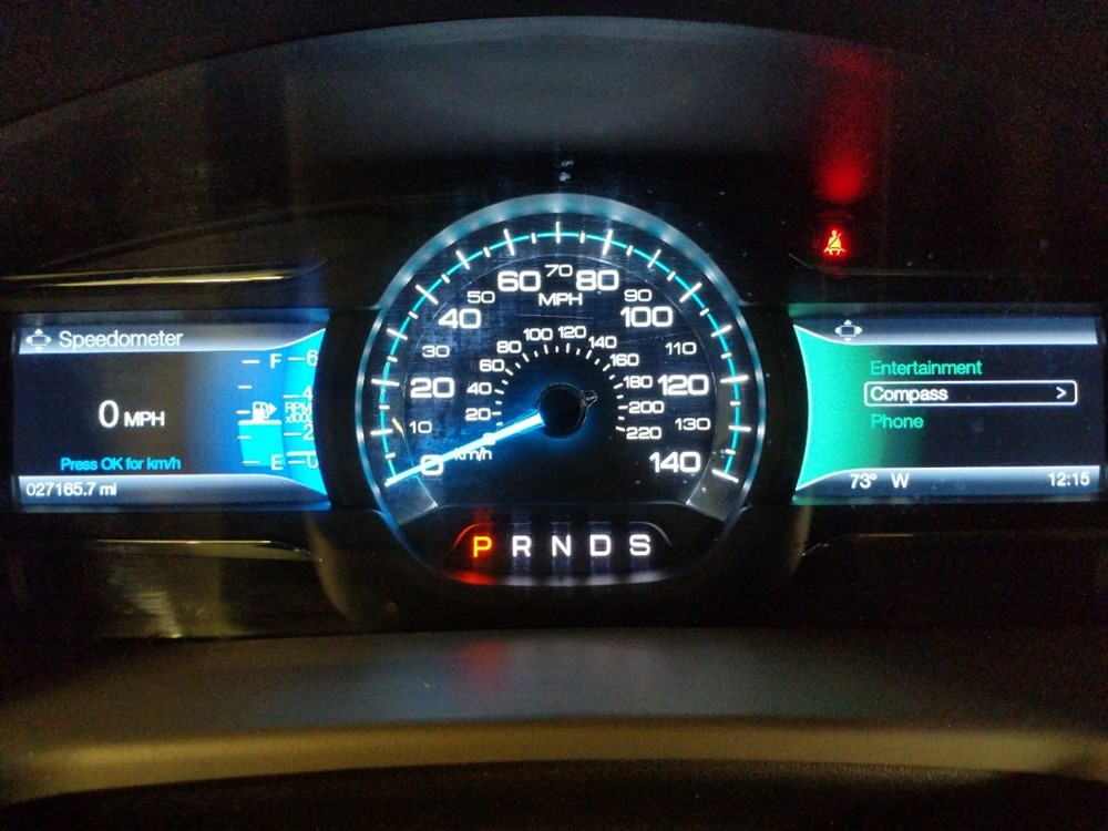 2016 Ford Flex - Odometer Close Up
