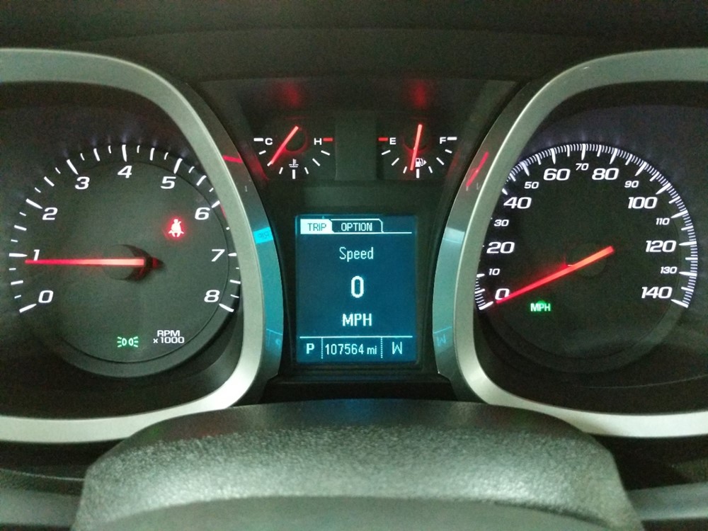 2015 Chevrolet Equinox - Odometer Close Up