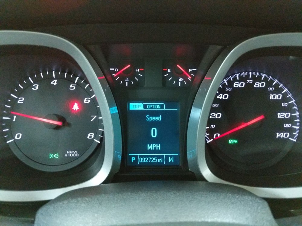 2016 Chevrolet Equinox - Odometer Close Up