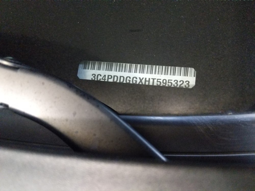 2017 Dodge Journey - VIN Plate