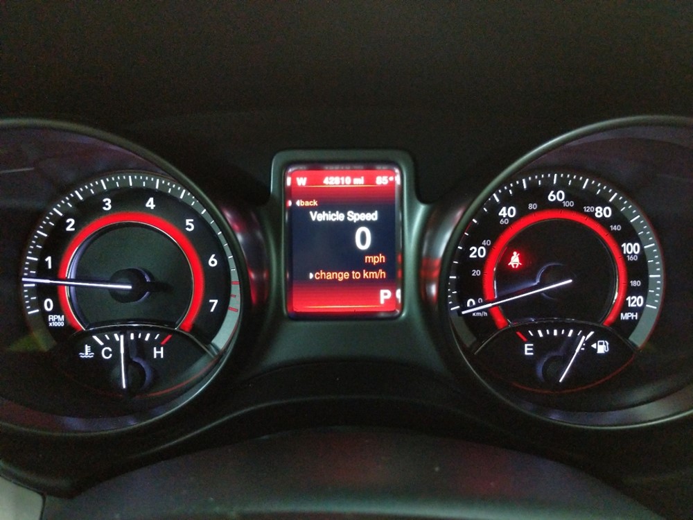 2017 Dodge Journey - Odometer Close Up