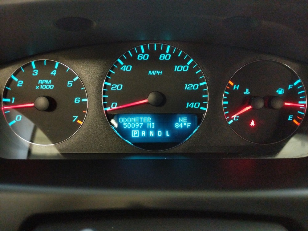 2016 Chevrolet Impala - Odometer Close Up