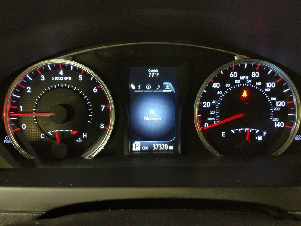 2016 Toyota Camry - Odometer Close Up