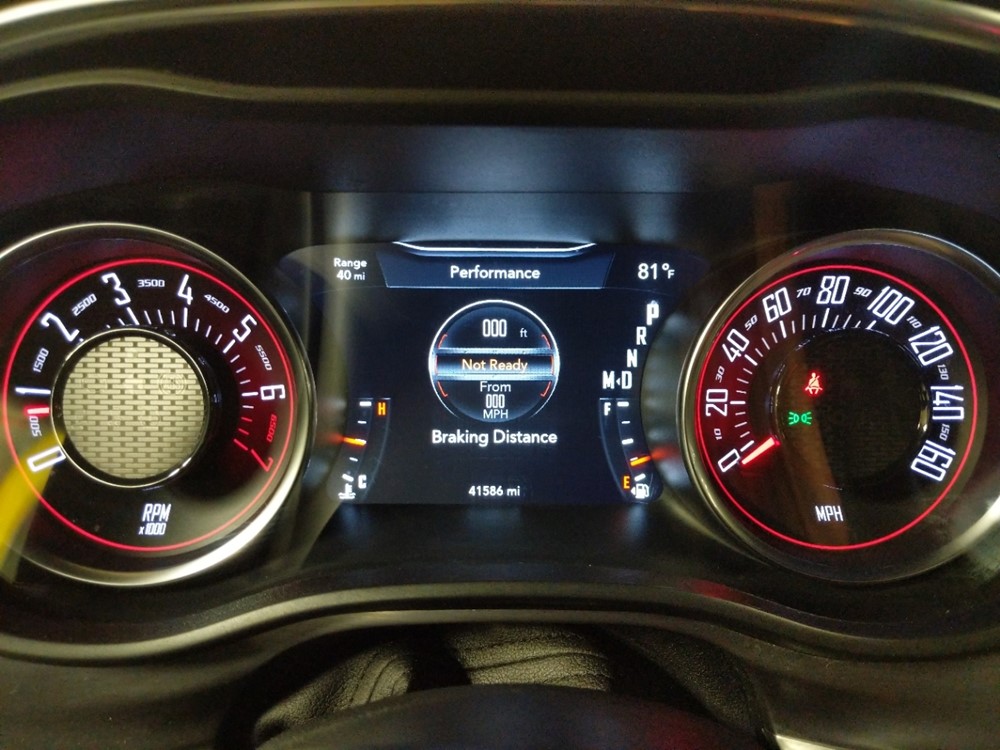 2017 Dodge Challenger - Odometer Close Up