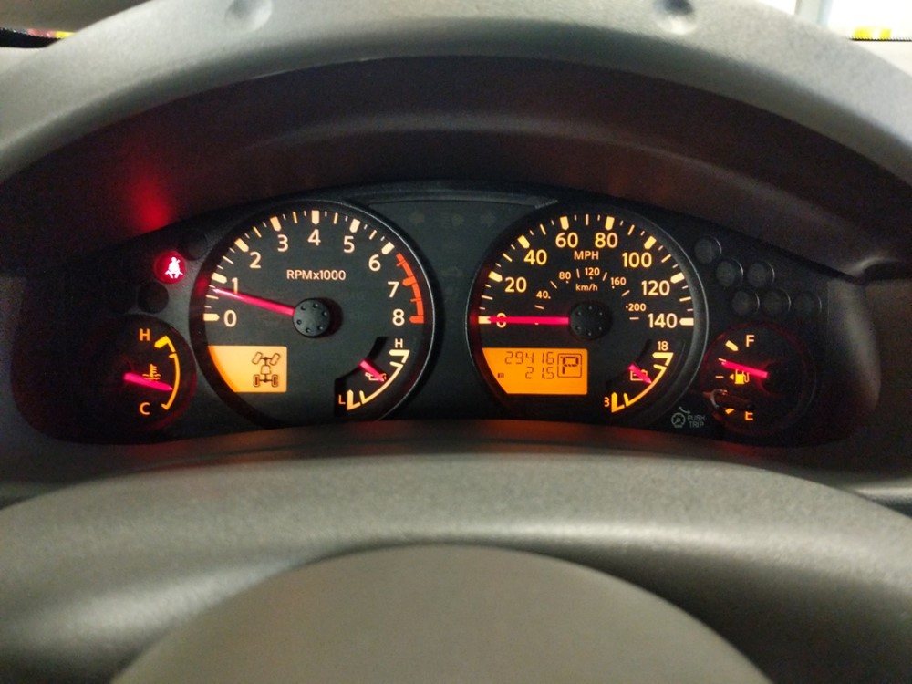2017 Nissan Frontier - Odometer Close Up