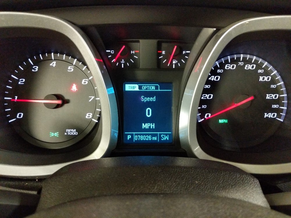 2013 Chevrolet Equinox - Odometer Close Up