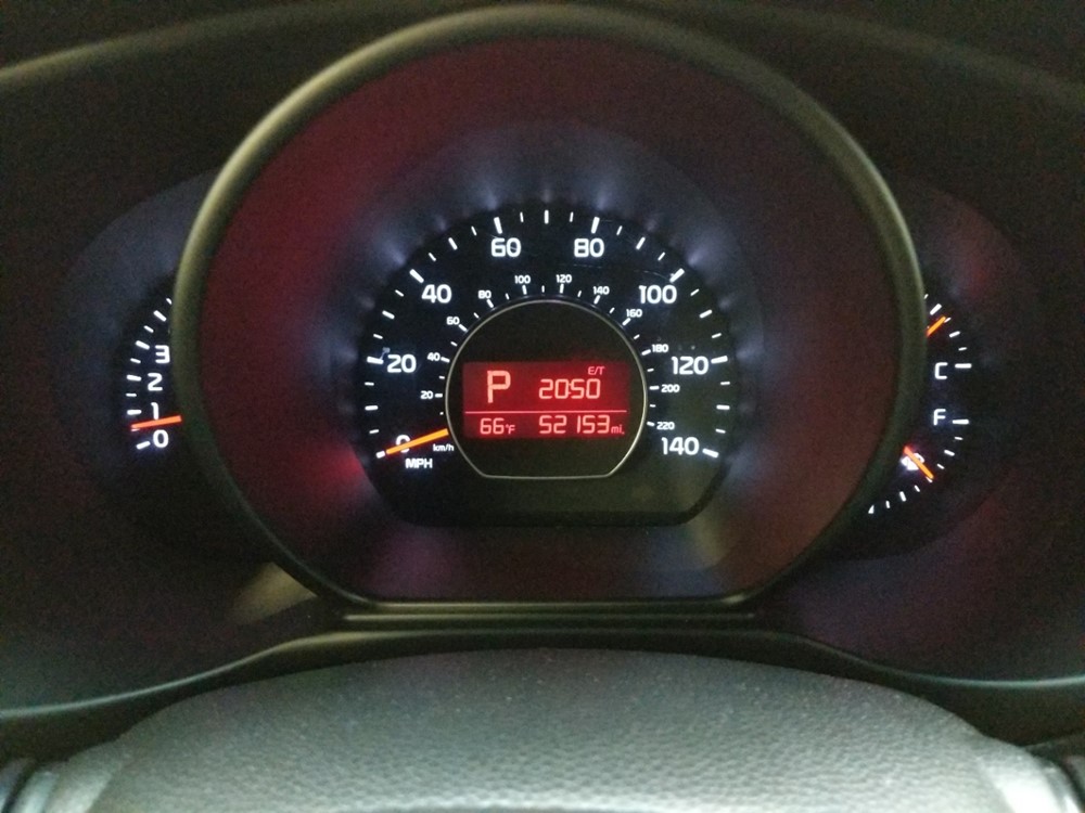 2017 Kia Soul - Odometer Close Up