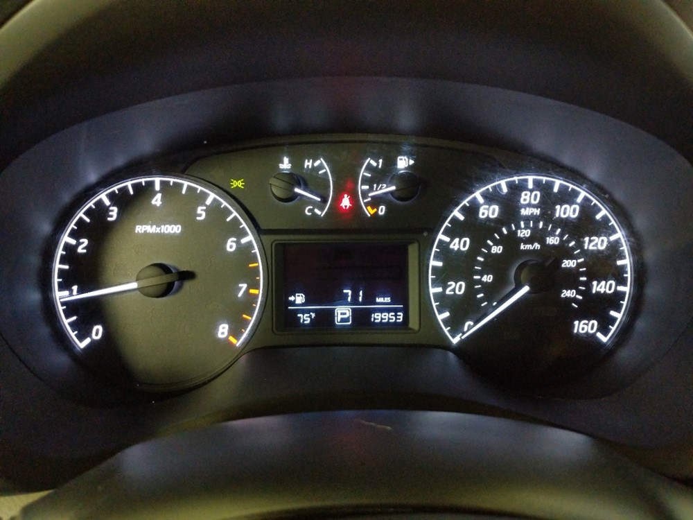 2017 Nissan Sentra - Odometer Close Up