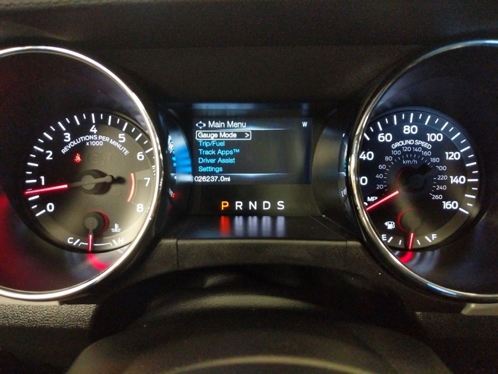 2015 Ford Mustang - Odometer Close Up