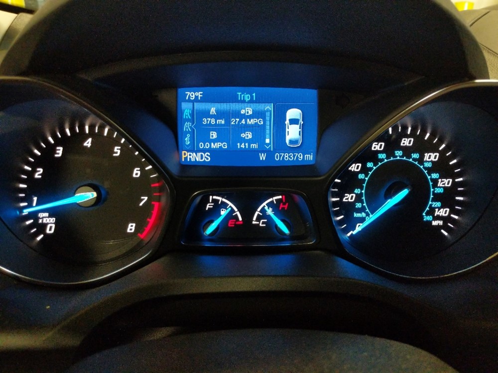 2014 Ford Escape - Odometer Close Up